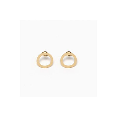 TITLEE - Cambridge earrings - gold plated brass - Made in France