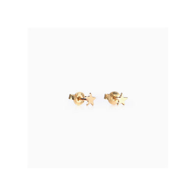 TITLEE - Star earrings - fine gold plated brass - made in France