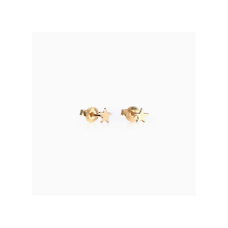 TITLEE - Star earrings - fine gold plated brass - made in France