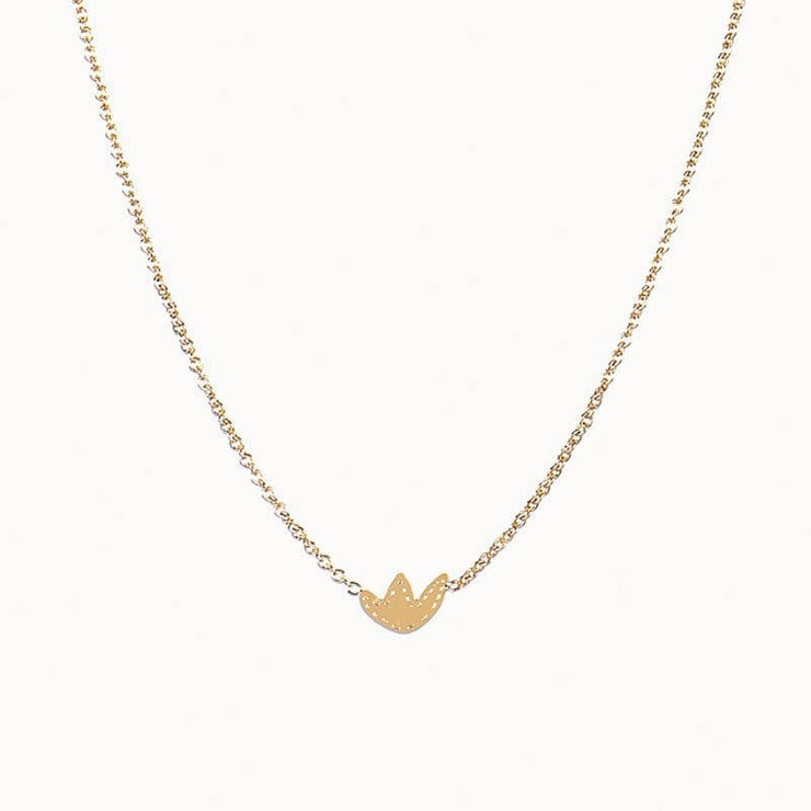 TITLEE - Flatbush necklace - fine gold plated brass - made in France