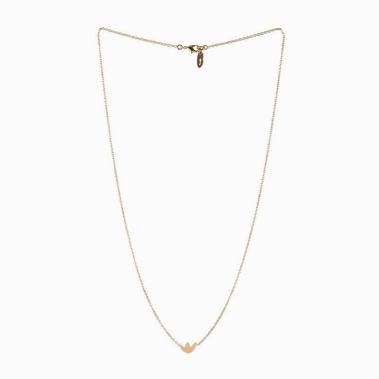 TITLEE - Flatbush necklace - fine gold plated brass - made in France