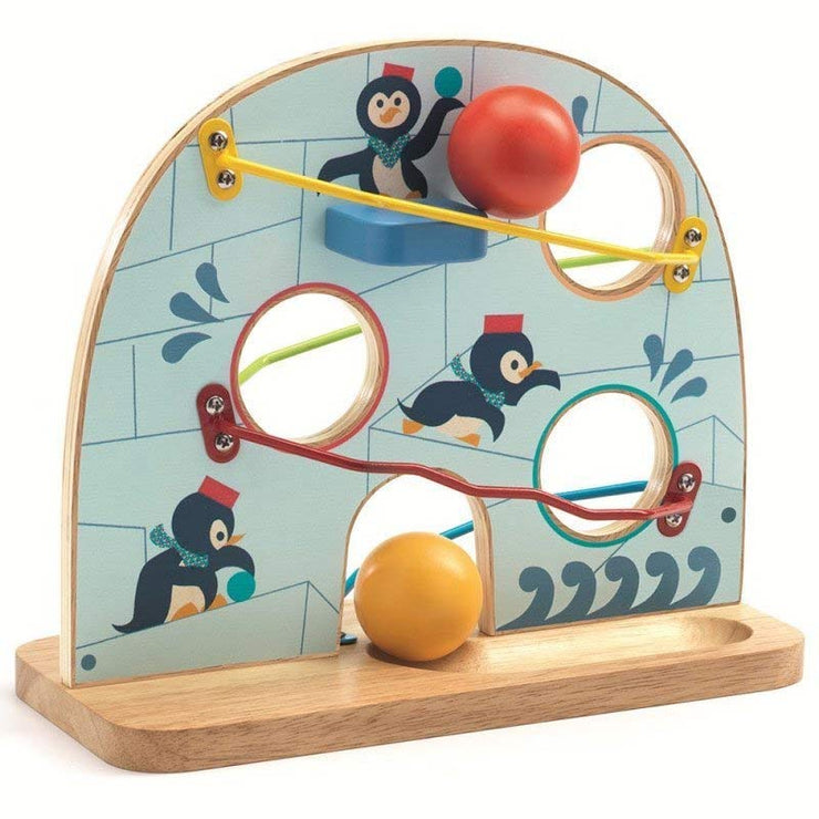 DJECO - Penguin wooden toy - Slide