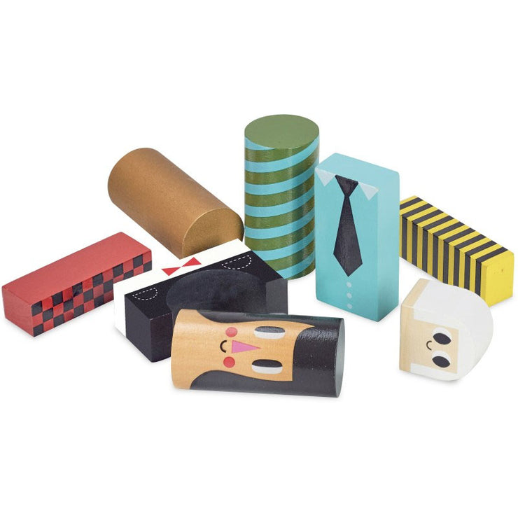 VILAC - wooden characters construction block - beautiful game for kids 