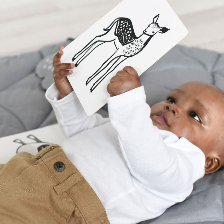 WEE GALLERY - art cards for baby - rainforest - visual perception development