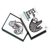 WEE GALLERY - art cards for baby - rainforest - visual perception development