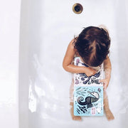 WEE GALLERY - original Bath book for kids - who's in the water - color changing