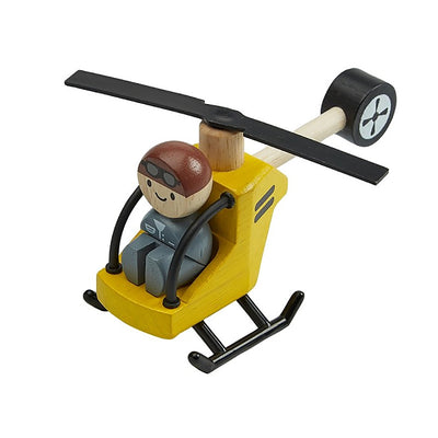 Wooden helicopter