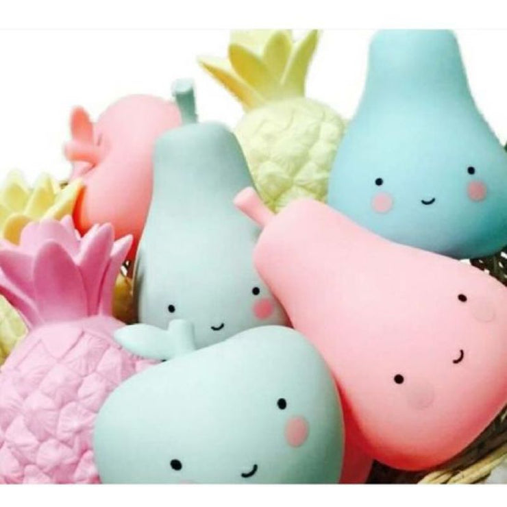 A Little Lovely Company - Pear Led Lamp for kids - cute and colorful lamp - gift idea 