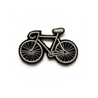 Embroidered brooch - Bicycle