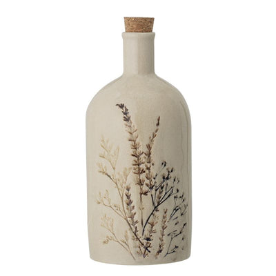 Bloomingville - stoneware bottle with lid - bea