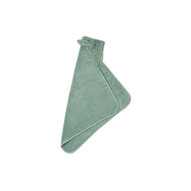 liewood-bath-towel-mint-rabbit