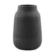 Groove vase - Black