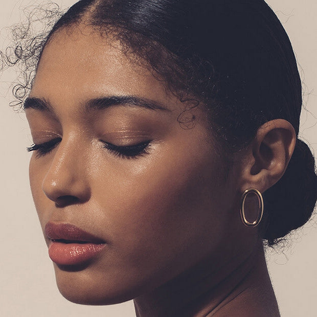 Solo Medium Lisse earrings