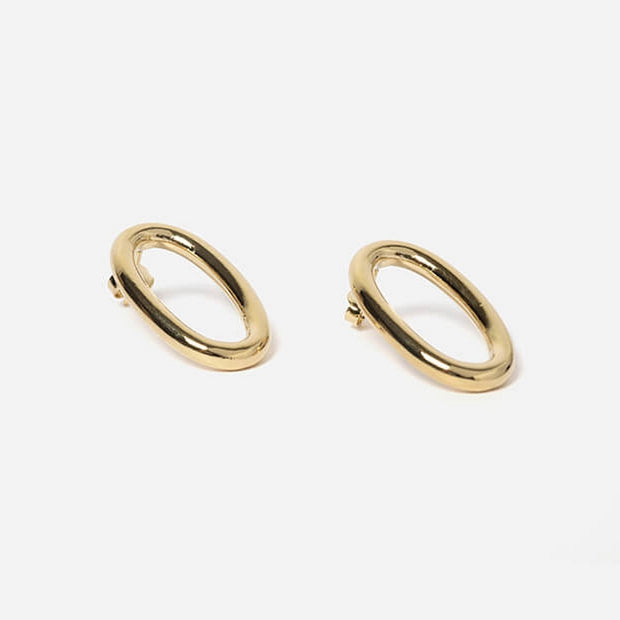 Solo Medium Lisse earrings