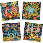 DJECO - Felt pens kit - Fantastic forrest - 3D colouring sheets - Details