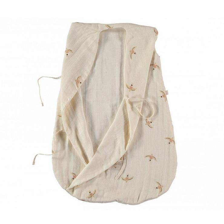 NOBODINOZ - Dreamy sleeping bag - Haiku Birds - Organic cotton - Open