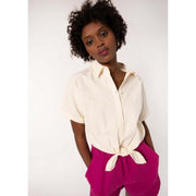shirt-FRNCH-top-for-women-summer-collection-cream