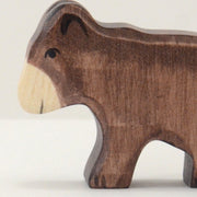 Handmade Wooden Brown bear cub