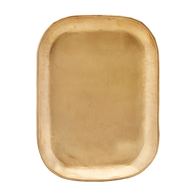 Small golden brass tray - Rich