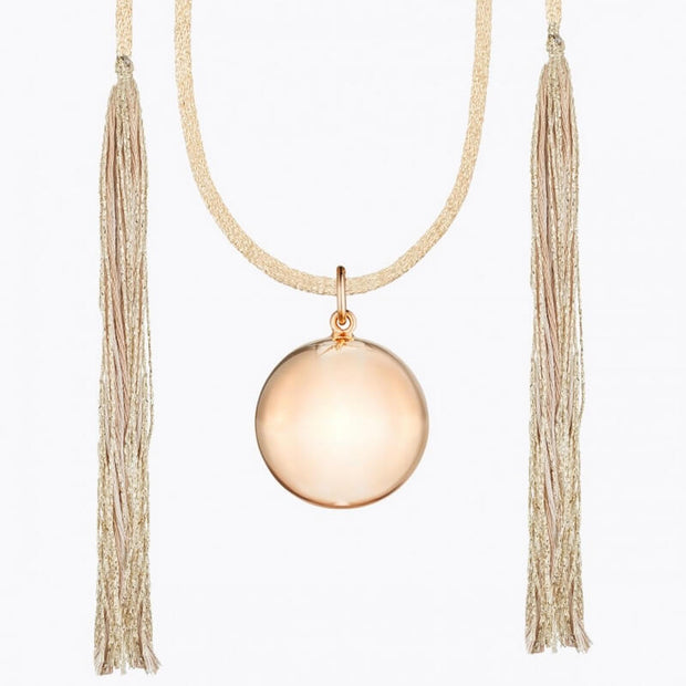 Pregnancy necklace - Acapulco pink gold