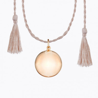 Pregnancy necklace - Joy pink gold