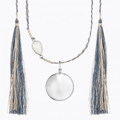 Pregnancy necklace - Maya silver