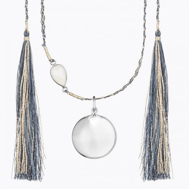 Pregnancy necklace - Maya silver