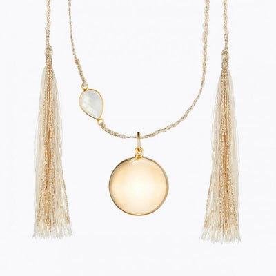 Pregnancy necklace - Maya gold