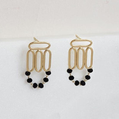 Maxi Oya earrings - Black