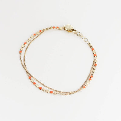 Molto multi bracelet - Tangerine