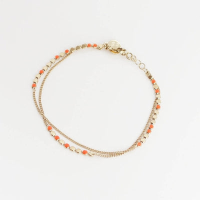 Molto multi bracelet - Tangerine