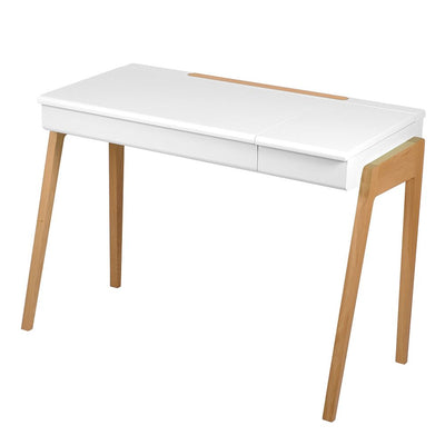 Large Oak Desk "My Little Pupitre" - White