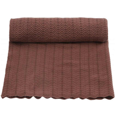 KONGES SLOJD - Baby blanket in organic cotton - Ruben rose