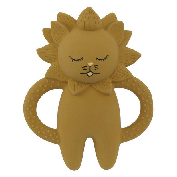 Lion teether in natural rubber