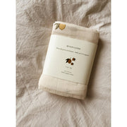 KONGES SLOJD - Set of 3 baby muslin cloths in organic cotton - Lemon print - Gift idea