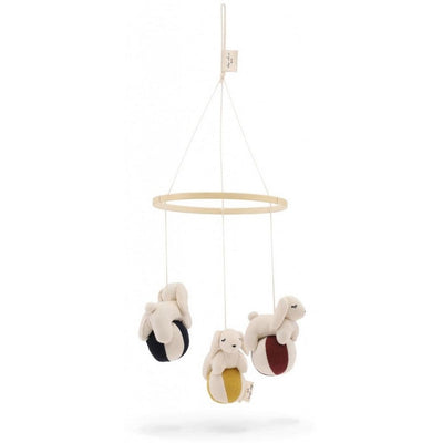 KONGES SLOJD - Rabbits baby mobile - Organic cotton