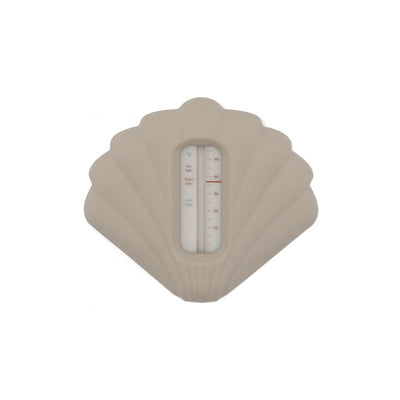 Sea shell bath thermometer - Warm grey