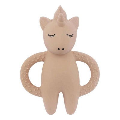 KONGES SLOJD - Natural rubber teether - Unicorn