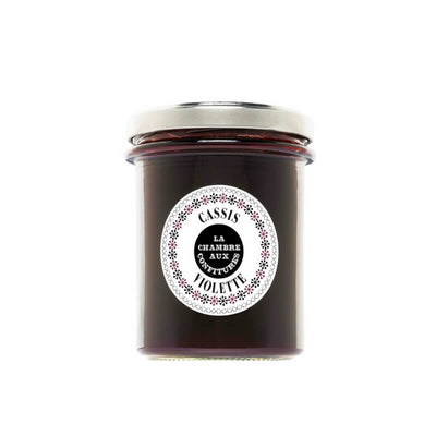 Blackcurrant violet jam