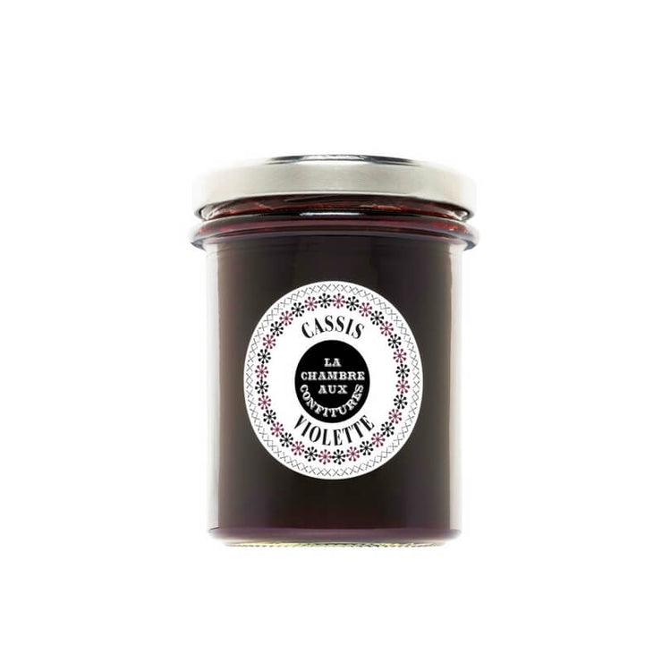 Blackcurrant violet jam