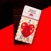 "La Tour Eiffel coeur" - 71% dark chocolate