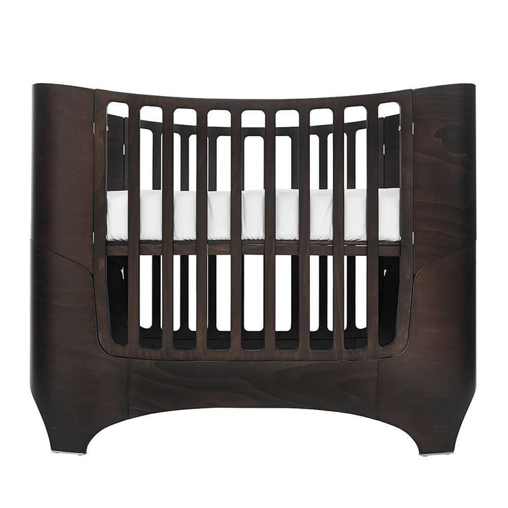 Walnut convertible baby bed - Leander
