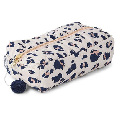 LIEWOOD - Organic cotton leo print toiletry case