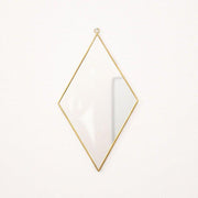 Diamond shaped mirror