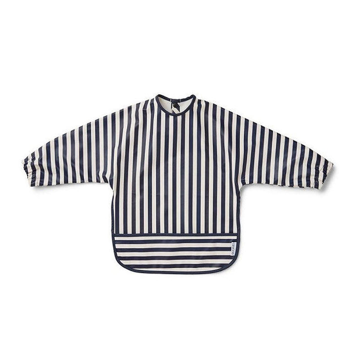 LIEWOOD - Cape bib - Navy stripes