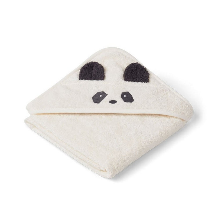 LIEWOOD - Organic cotton hooded towel - Panda