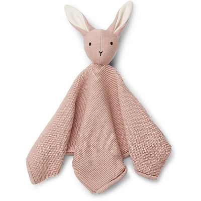 Knitted soother - Pink rabbit