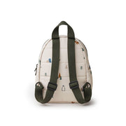 LIEWOOD - Mini backpack for toddlers made from recycled polyester with arctic animals print - Back view