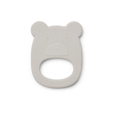 Anneau de dentition en silicone sans BPA  - Mr Bear gris