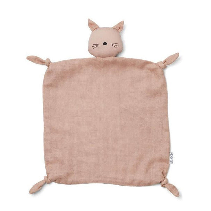 LIEWOOD - Pink cat soother in organic cotton
